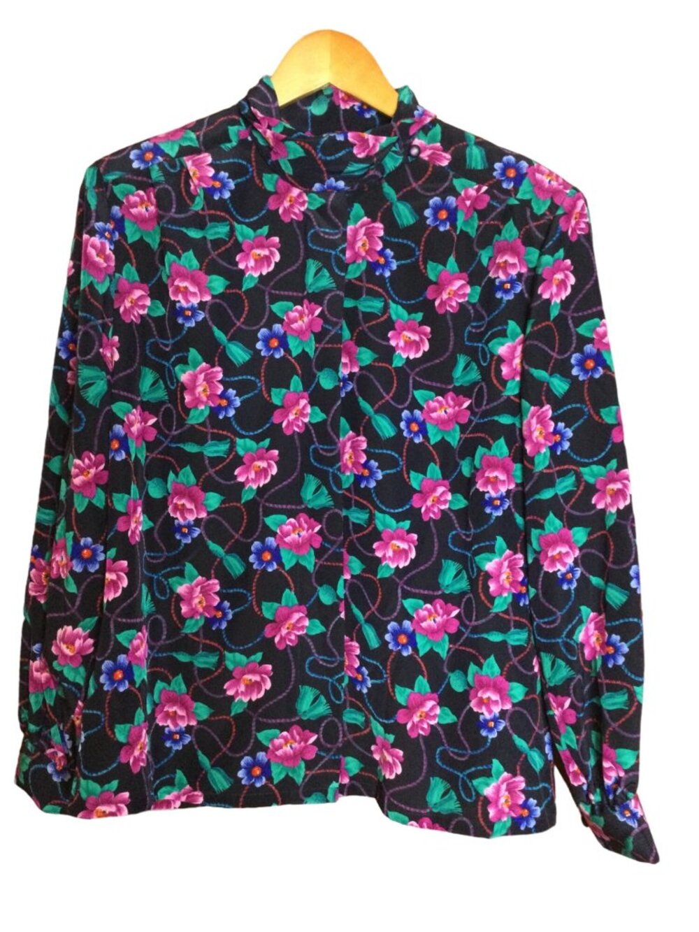 VTG Floral Blouse 14 Country Sophisticates Pendleton Cottagecore Grandmillennial